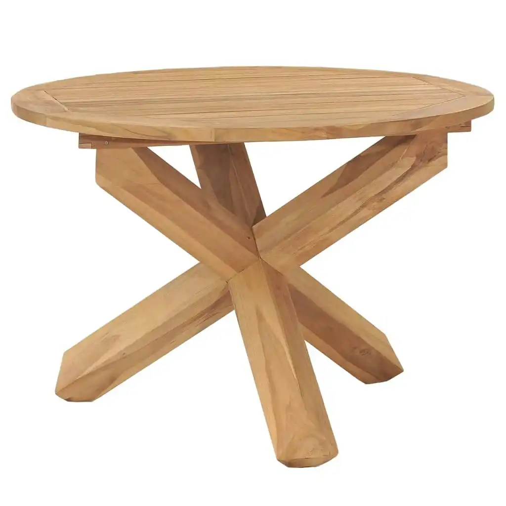 Garden Dining Table ÃƒËœ110x75 cm Solid Wood Teak 316169