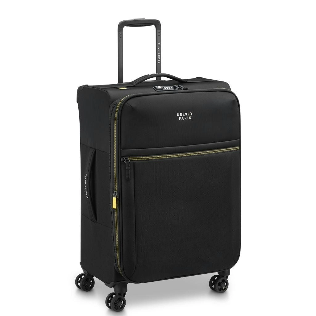 DELSEY BROCHANT 3.0 67cm Medium Softsided Luggage - Deep Black