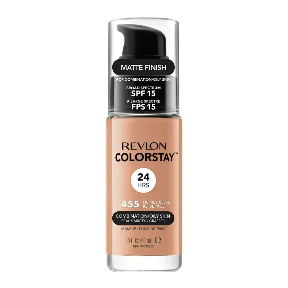 Revlon Colorstay Makeup Combination/ Oily Skin 30ml 455 Honey Beige