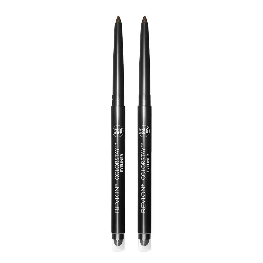 Revlon Colorstay Eyeliner Crayon 0.28g 203 Brown - 2 Pack