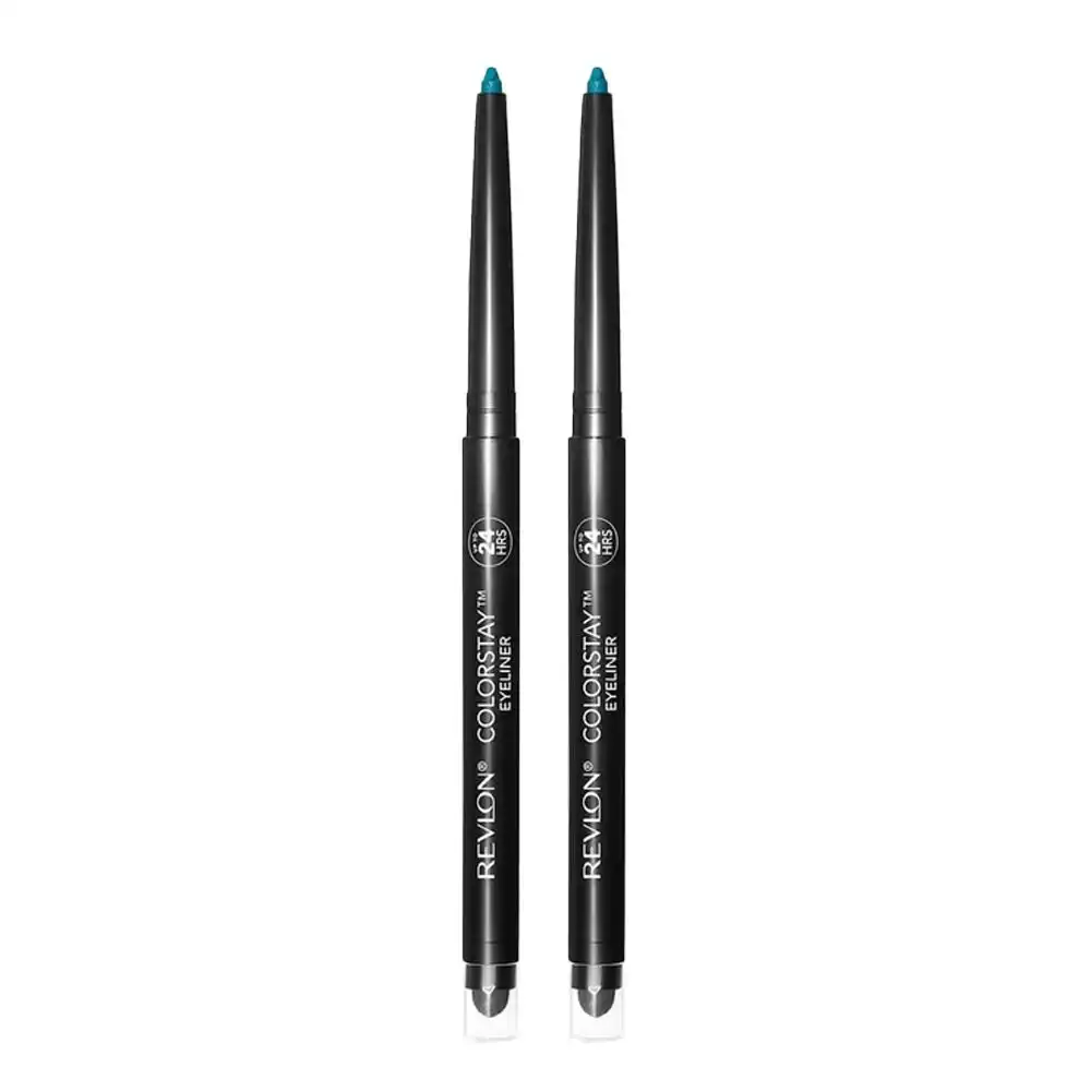 Revlon Colorstay Eyeliner Crayon 0.28g 210 Teal - 2 Pack