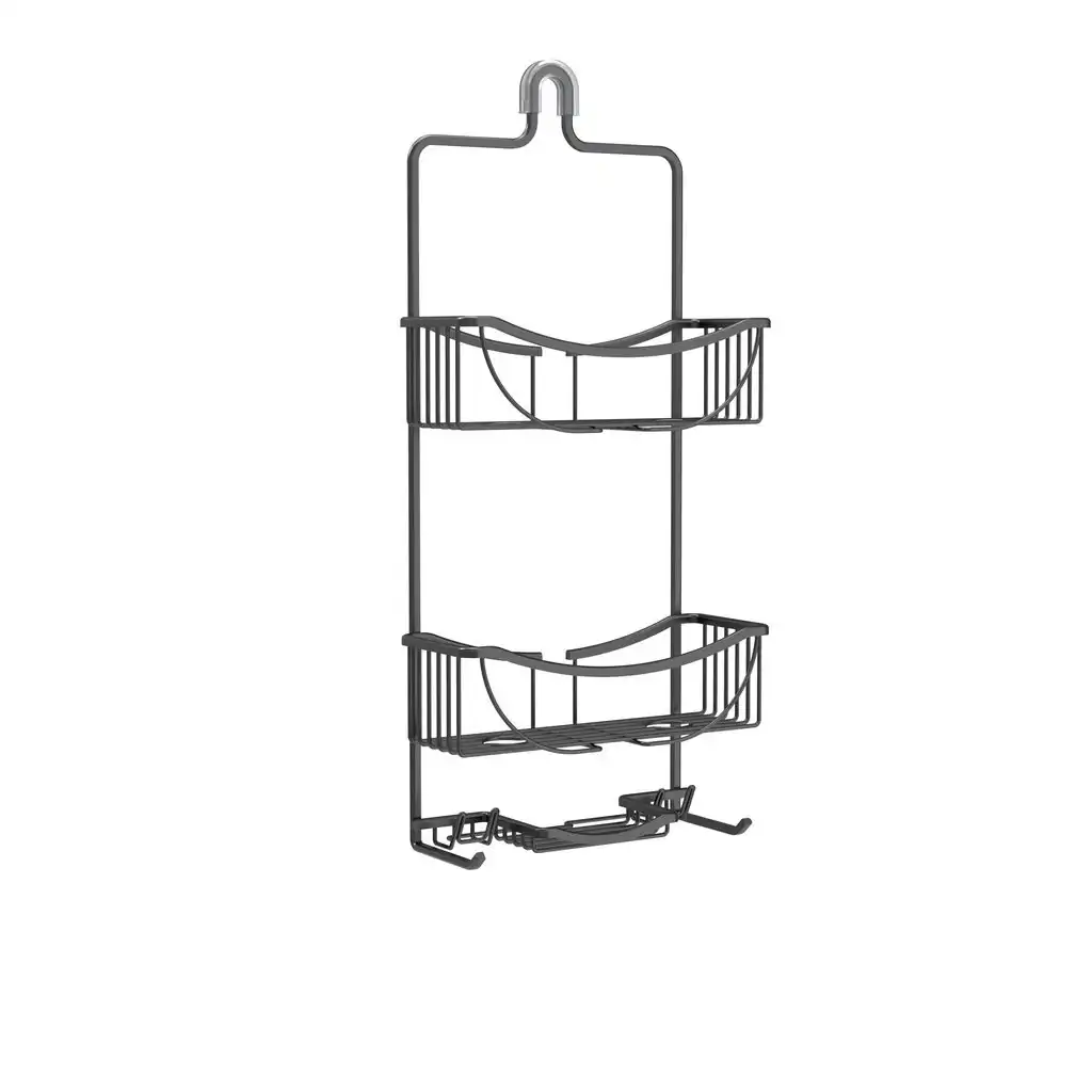 Better Living Venus 3 Tier Hanging Shower Caddy - Black