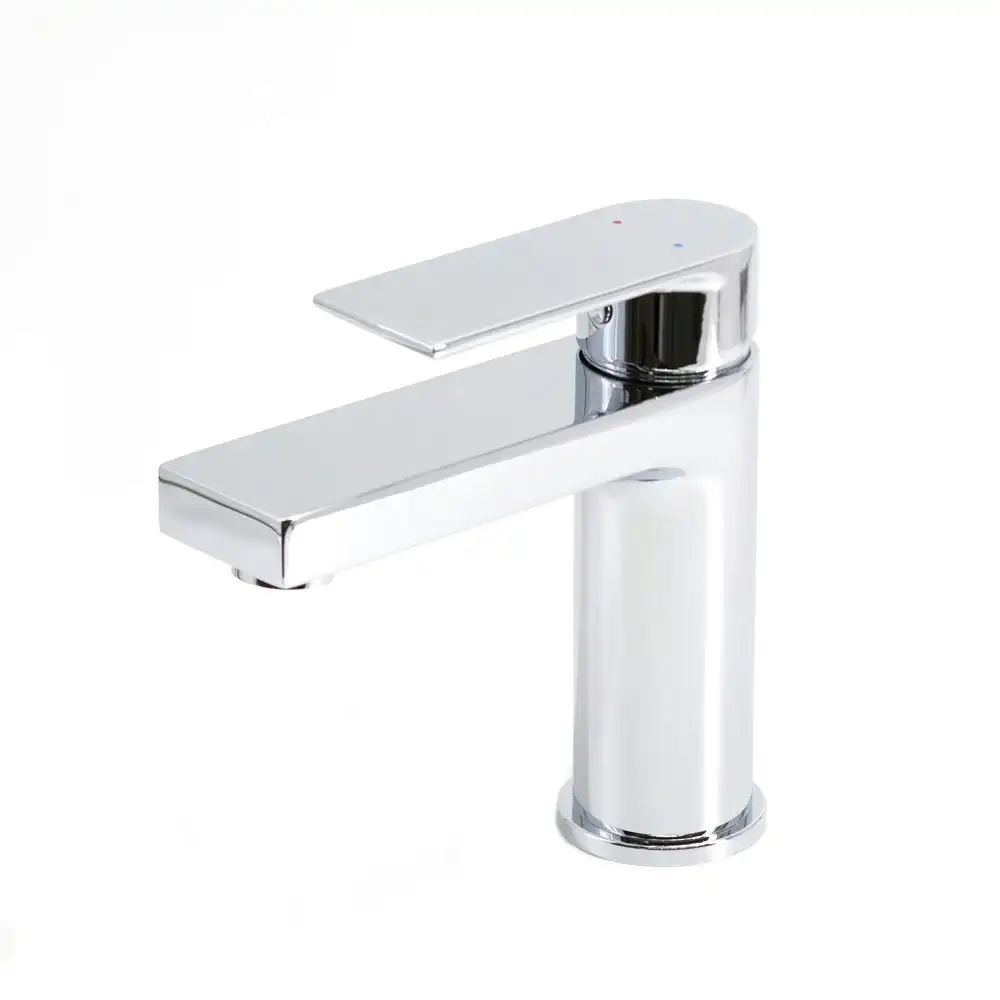 Aguzzo Prato Bathroom Basin Mixer Tap - Polished Chrome