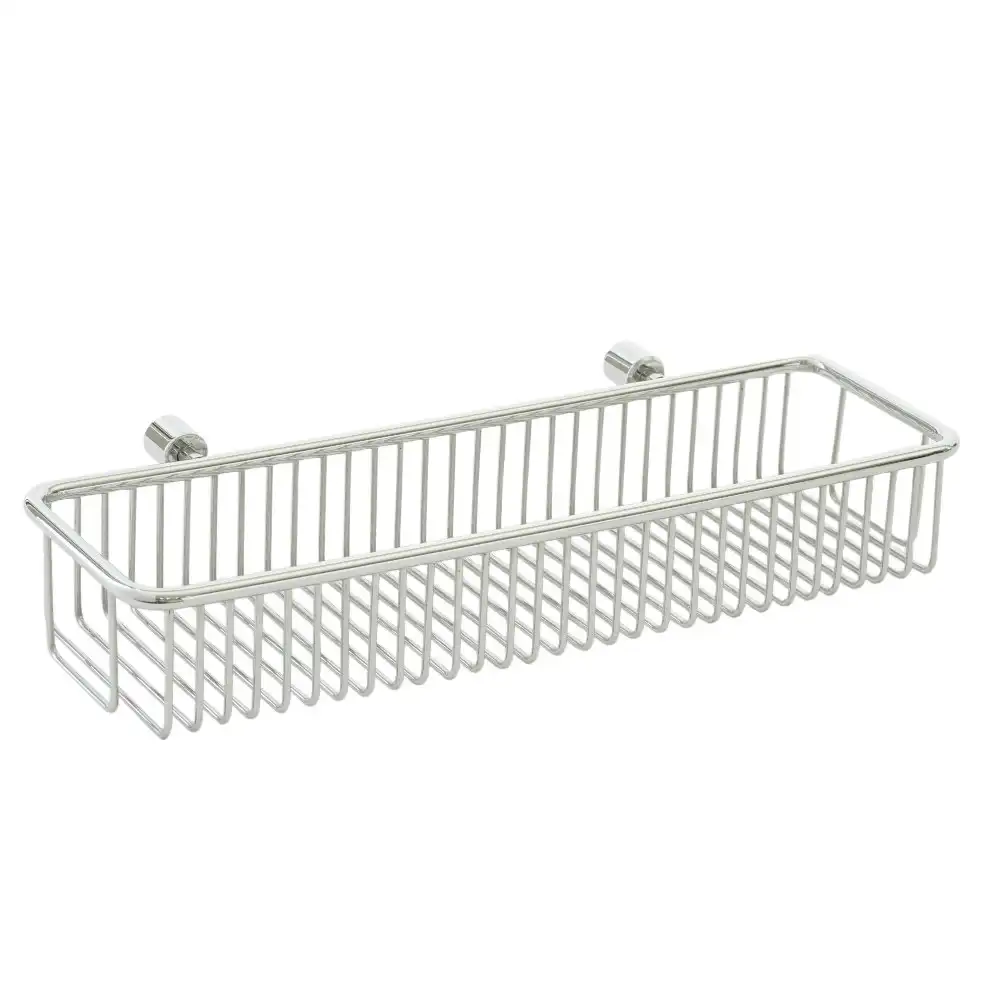 Aguzzo Stainless Steel Wall Basket - Chrome