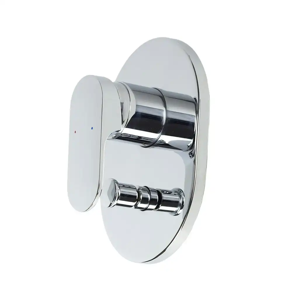 Vale Symphony Wall Mounted Bath and Shower Mixer with Diverter - Chrome