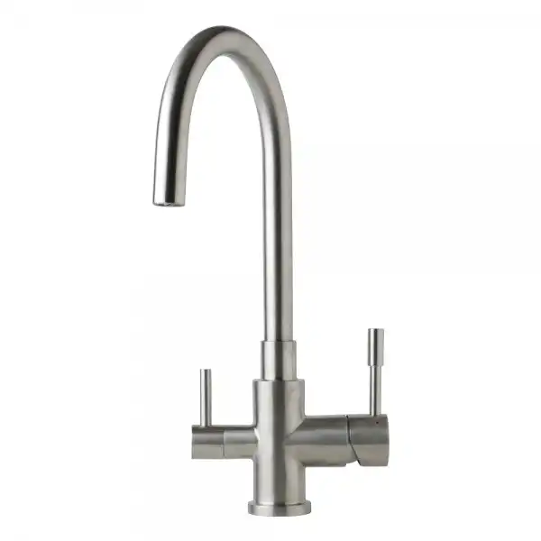 Swedia Otto Stainless Steel Kitchen Mixer with Filtered Water Outlet - Brushed