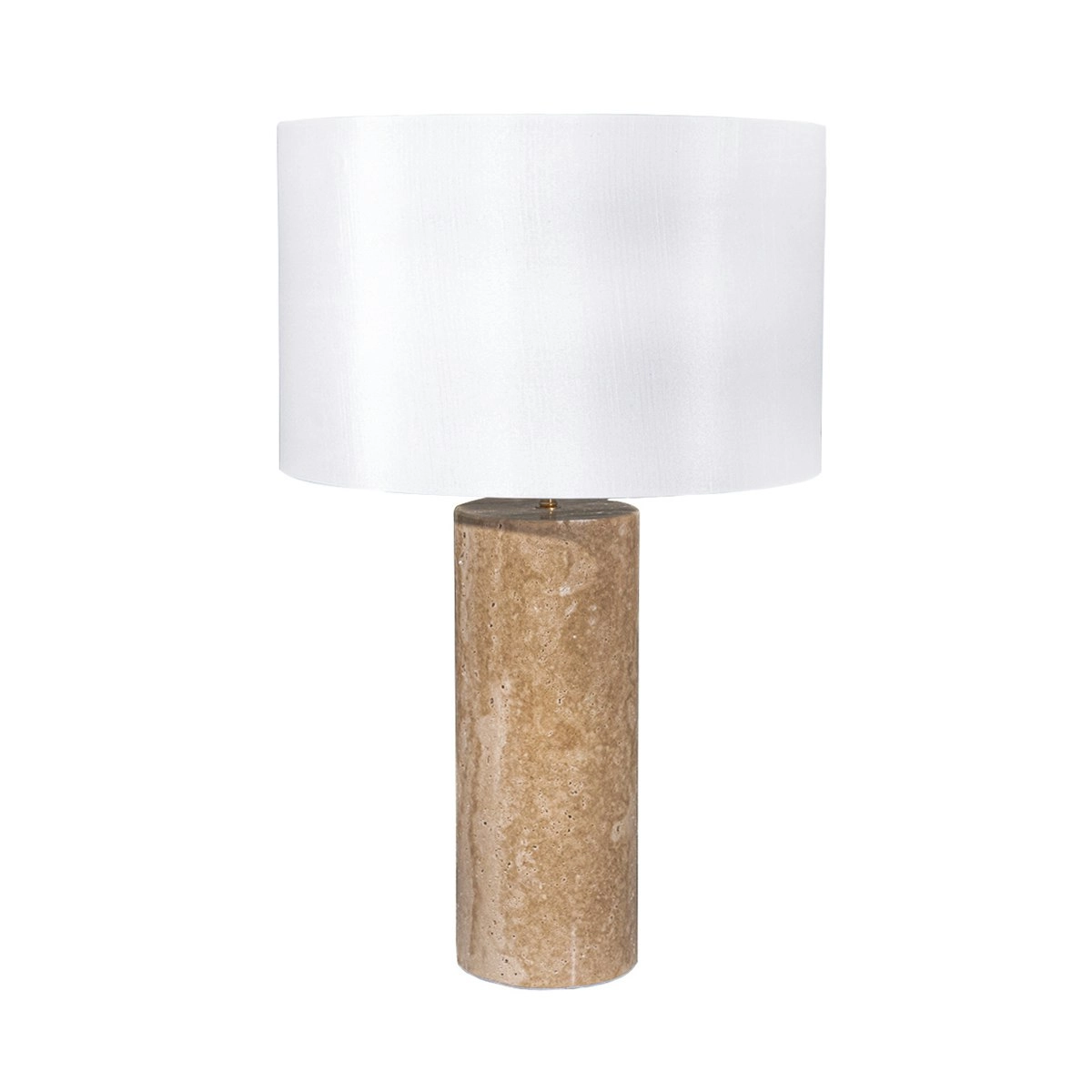 Cafe Lighting Pisano Travertine Table Lamp - White