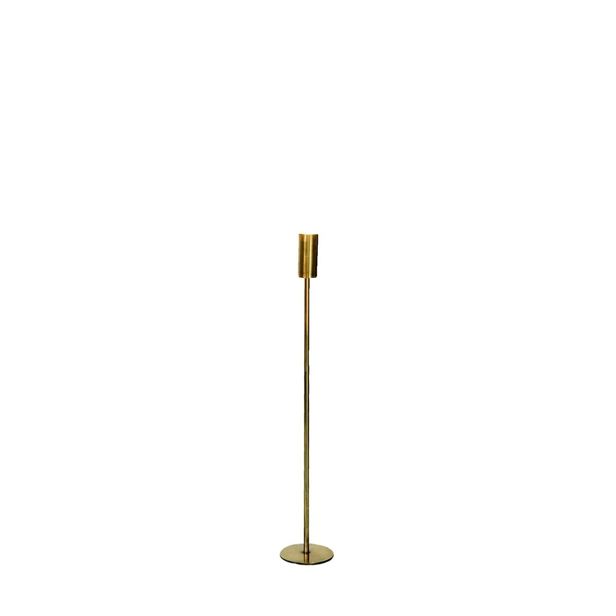 SSH Collection Ava 70cm Tall Single Candle Stand - Brass