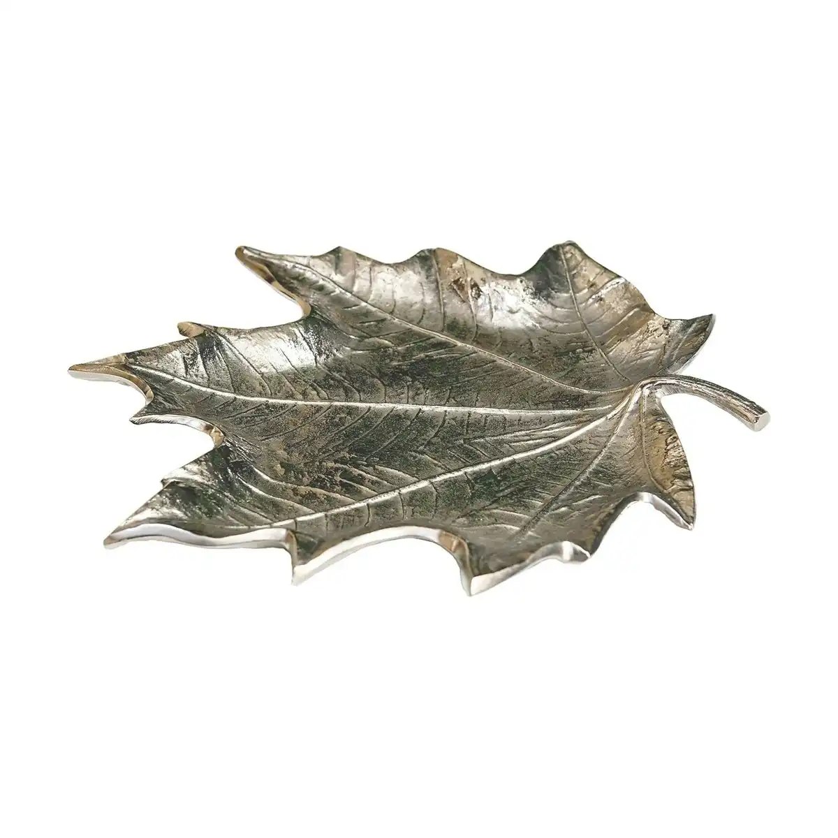 SSH Collection Autumn Small 31cm Long Decorative Leaf - Nickel