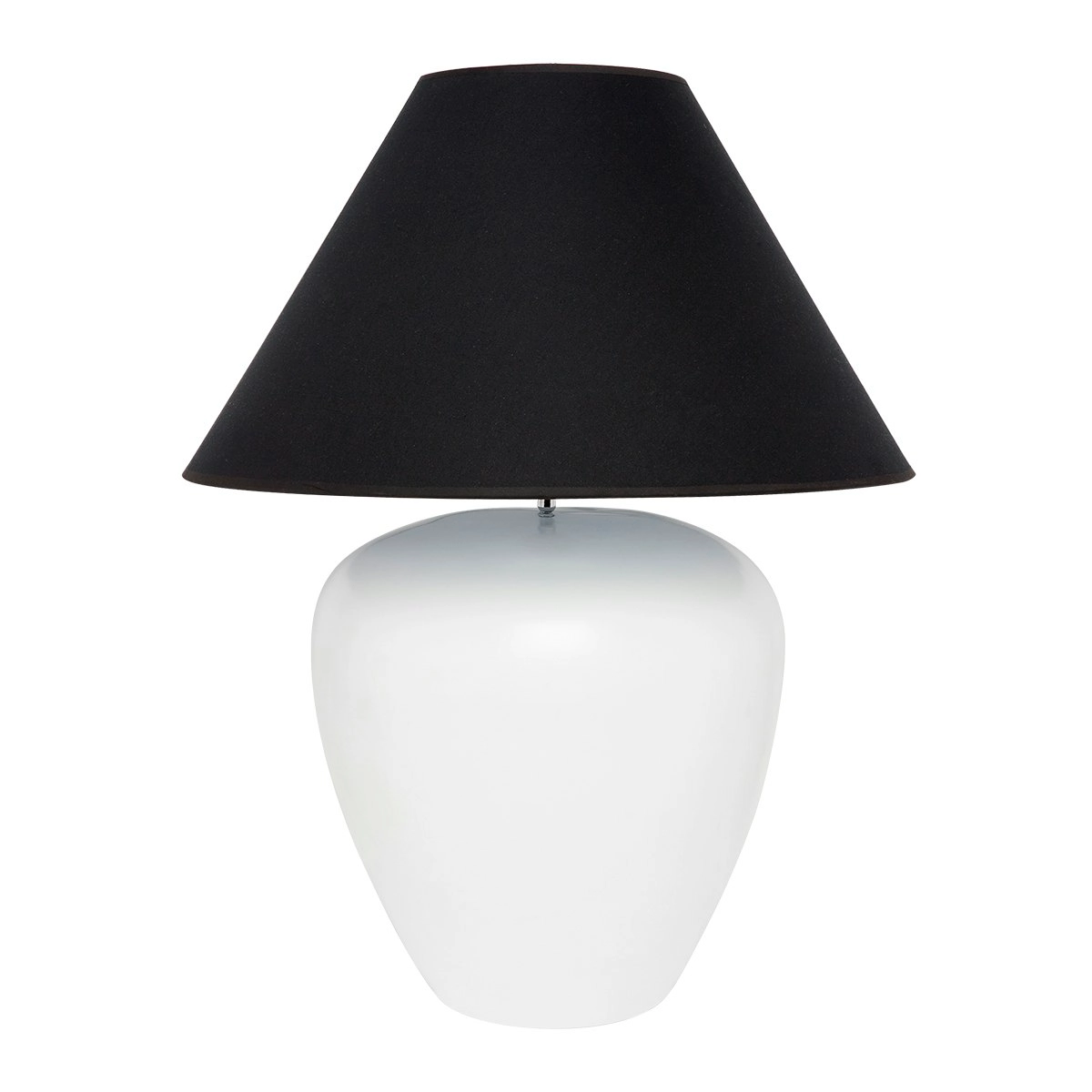 Cafe Lighting Picasso Table Lamp - White with Black Shade