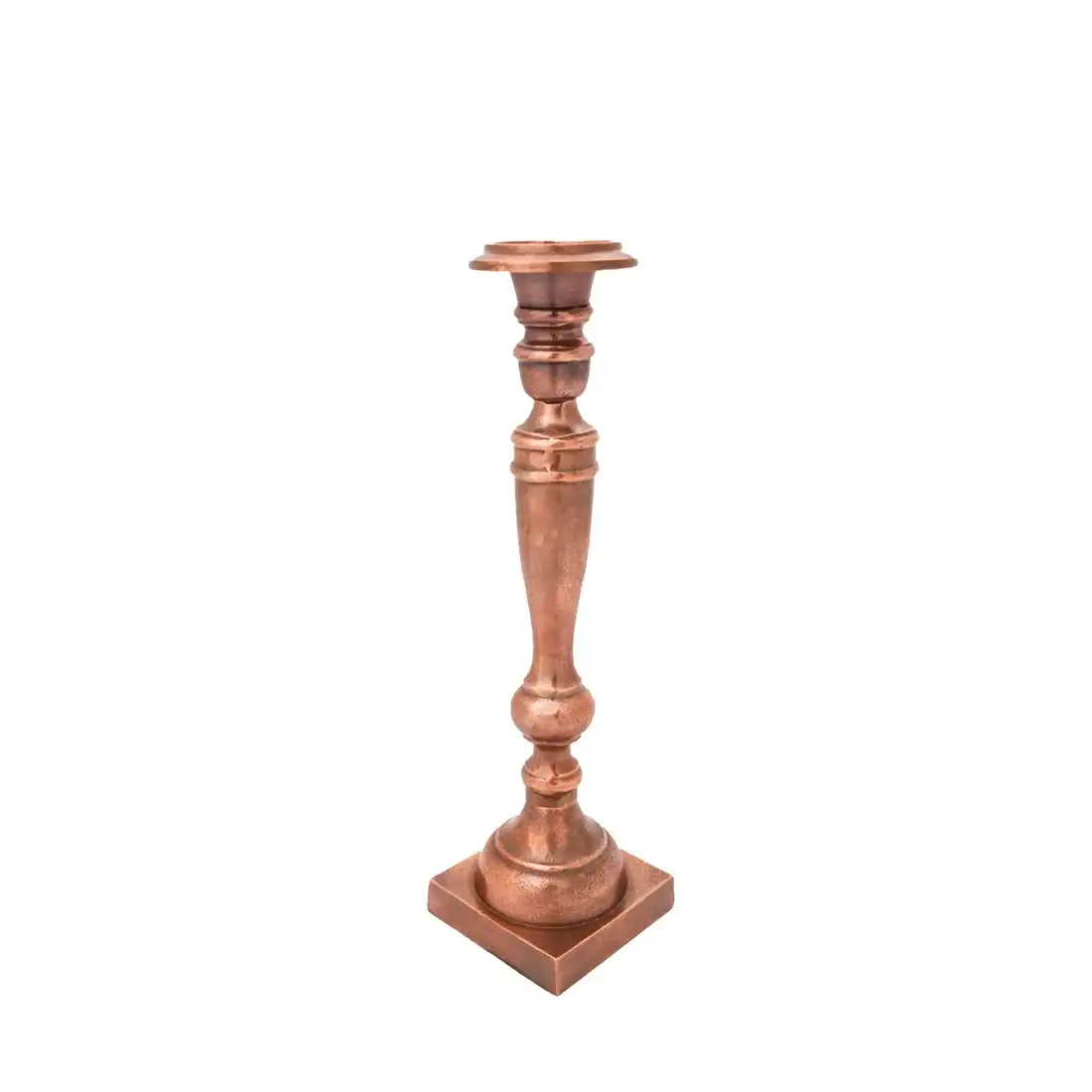 SSH Collection Athena 48cm Single Candle Stand - Antique Copper Finish