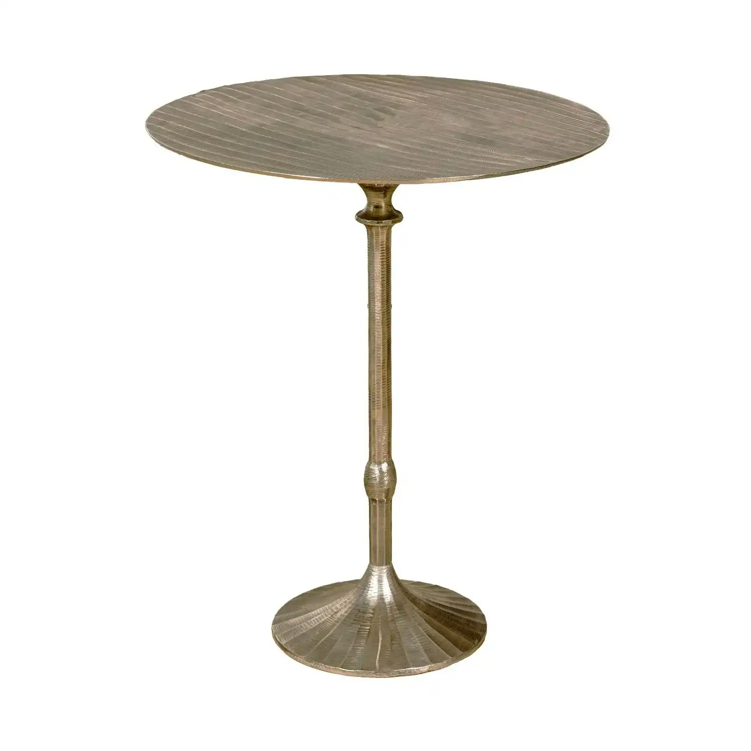 SSH Collection Chizzel 50cm Wide Side Table - Antique Gold