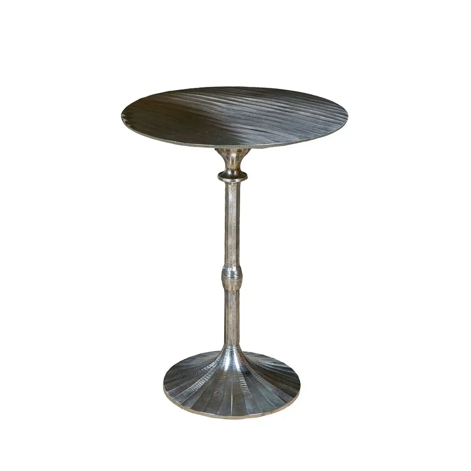 SSH Collection Chizzel 39.5cm Wide Side Table - Antique Nickel