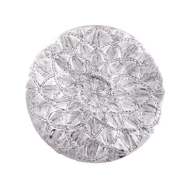 SSH Collection Vanya 76cm Wide Floral Petal Wall Art - Polished Aluminium