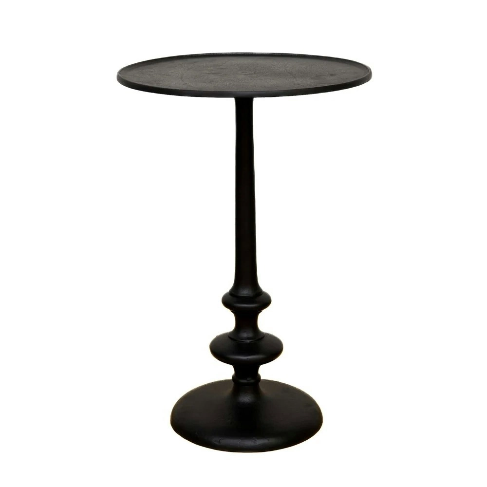 SSH Collection Katherine 39cm Round Side/Occasional Table - Black