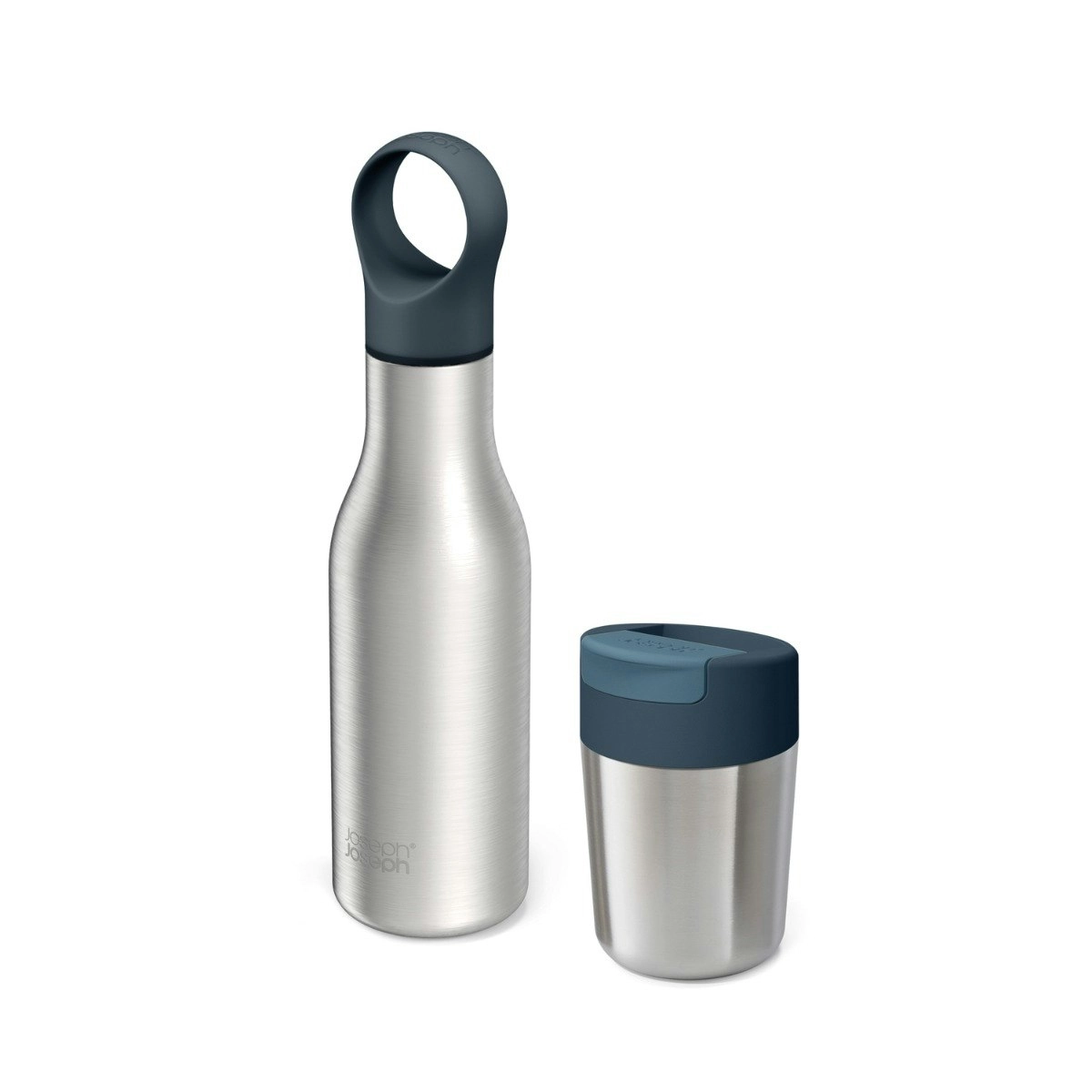 Joseph Joseph RefillReuseRepeat Steel Travel Mug & Drink Bottle Set