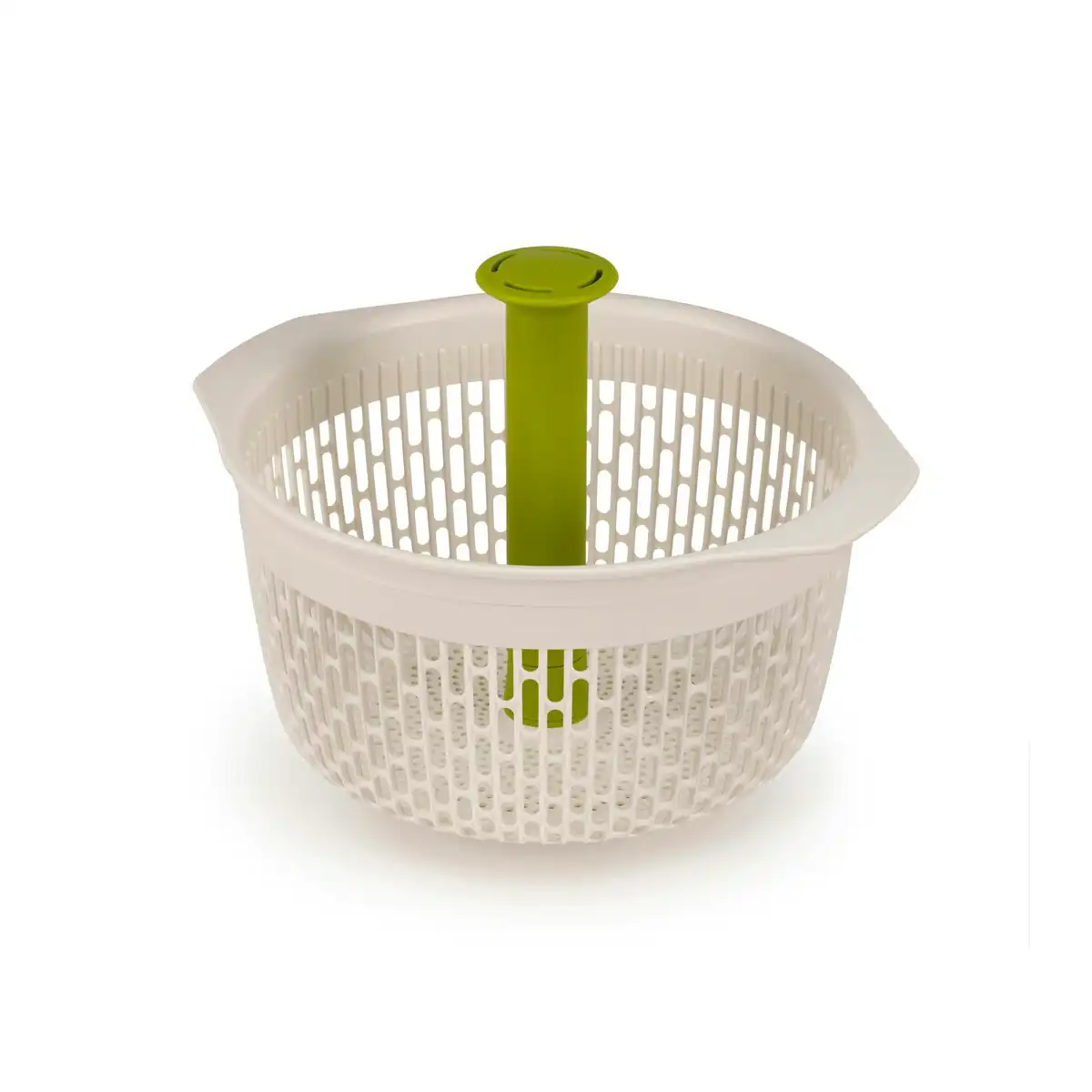 Joseph Joseph Spindola In-sink Salad-spinning Colander - White/Green