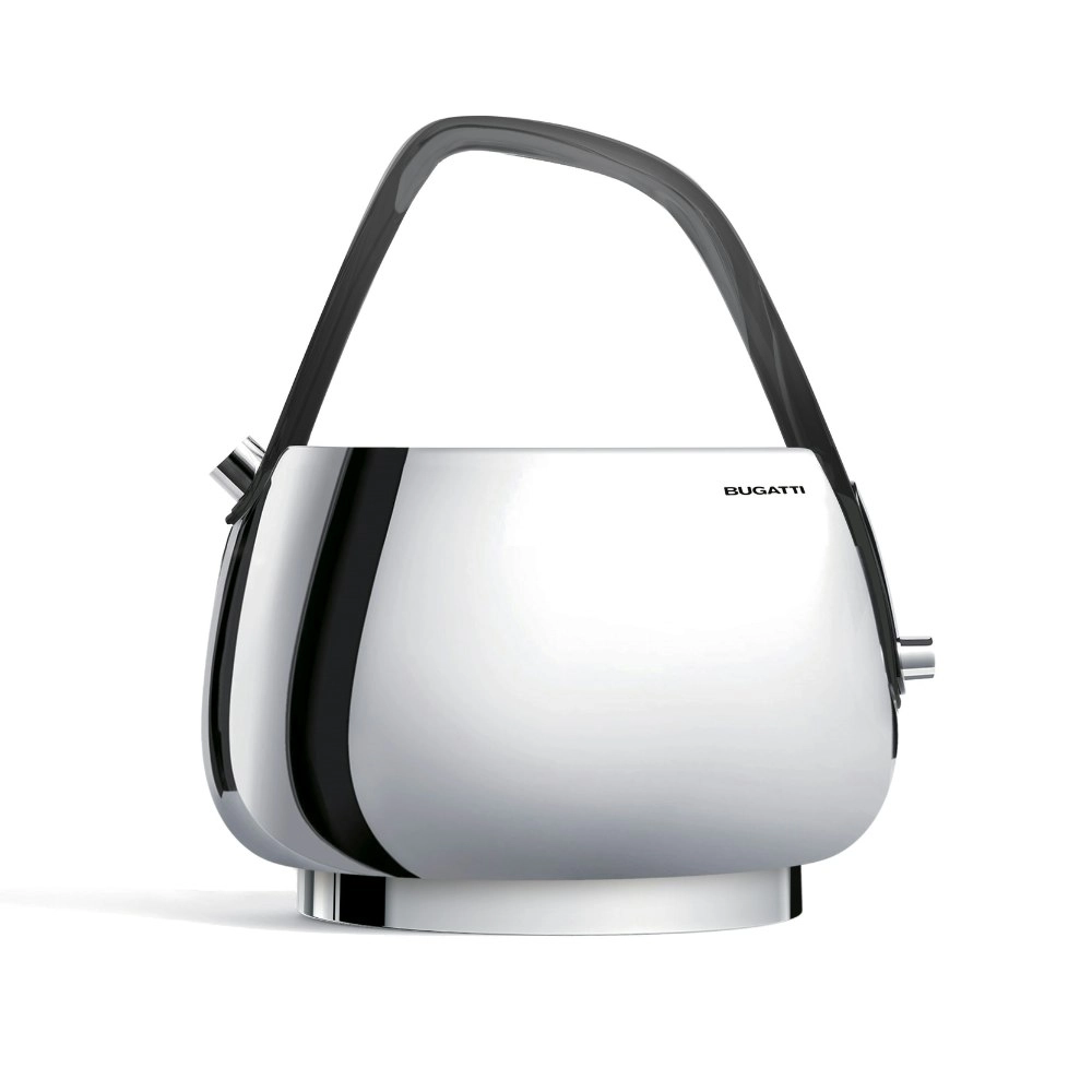 Bugatti Jackie 1. 2 Litre Kettle with Smokey Handle - Chrome