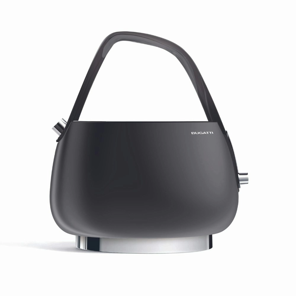 Bugatti Jackie 1. 2 Litre Kettle with Smokey Handle - Matte Black