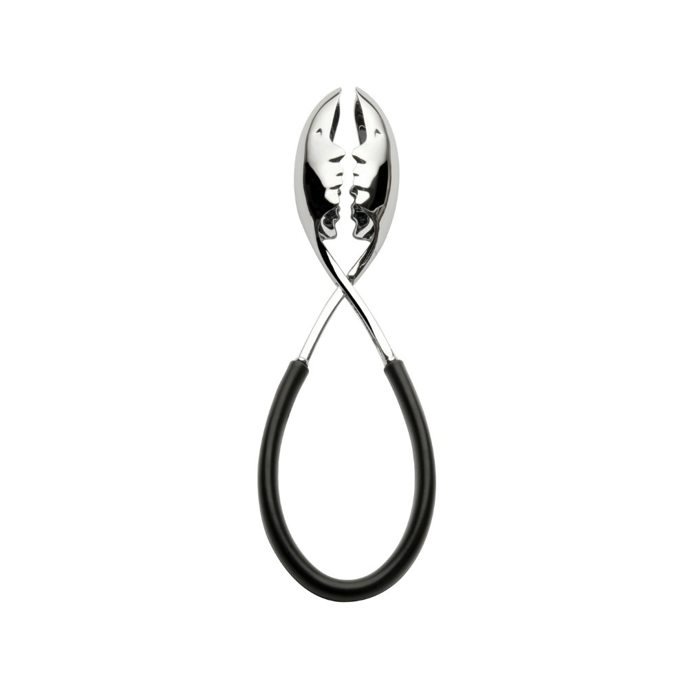 Bugatti Kiss Salad Tongs - Black