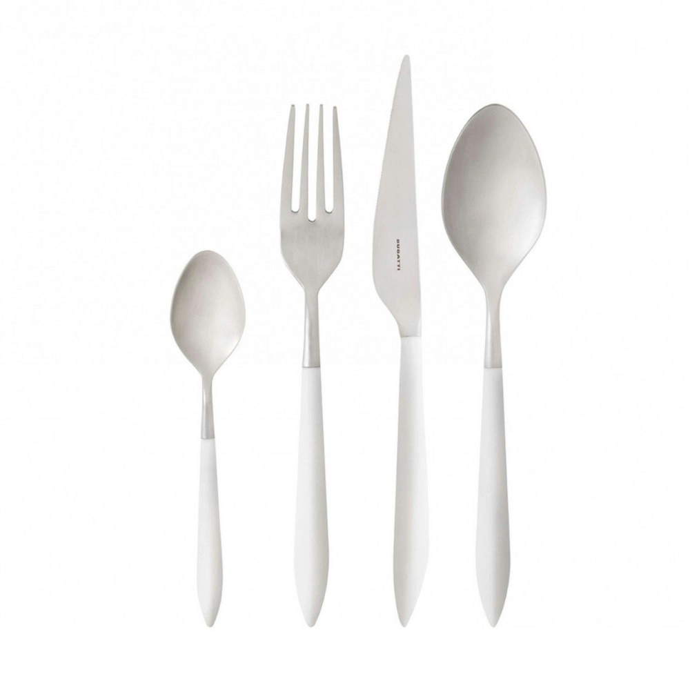 Bugatti Ares Cutlery Set 16 Piece Cutlery Set - White