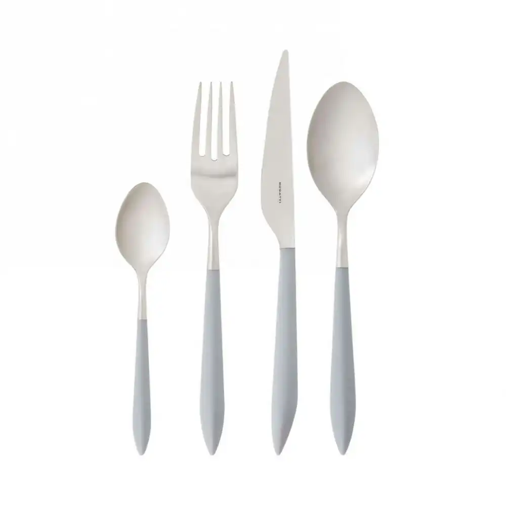 Bugatti Ares Cutlery Set 16 Piece Cutlery Set - Grey