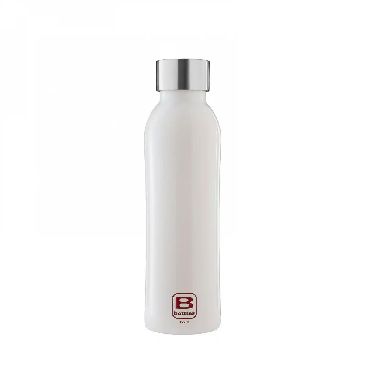 Bugatti B-Bottle Twin Wall 500ml Drink Bottle - Bianco Bright White