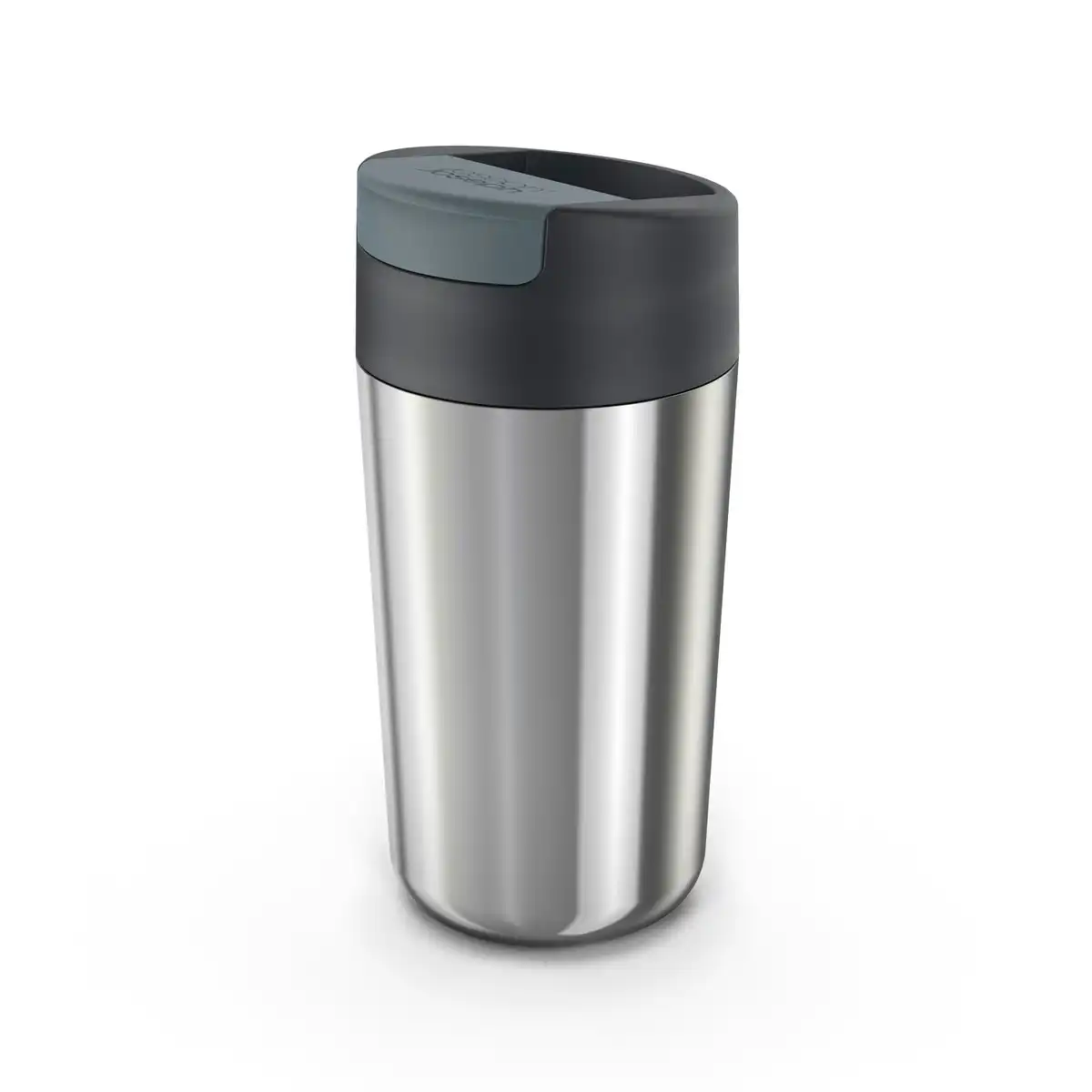 Joseph Joseph Sipp 454ml Large Steel Travel Mug - Grey