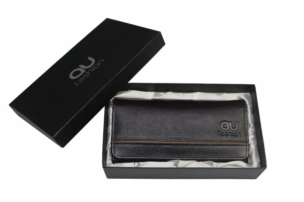 AU Fashion Ladies Wallet-Black