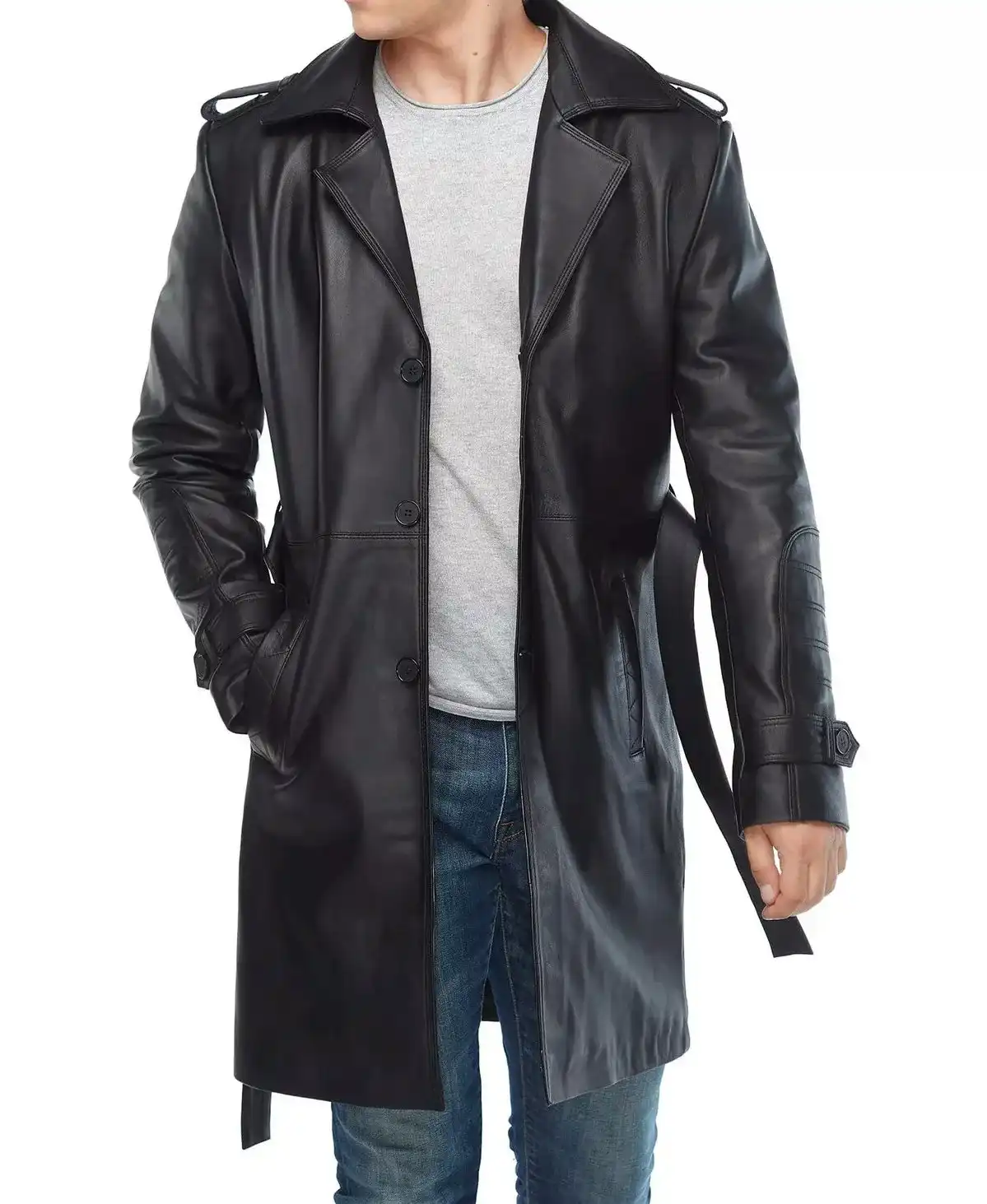 Men’s Long Trench Coat