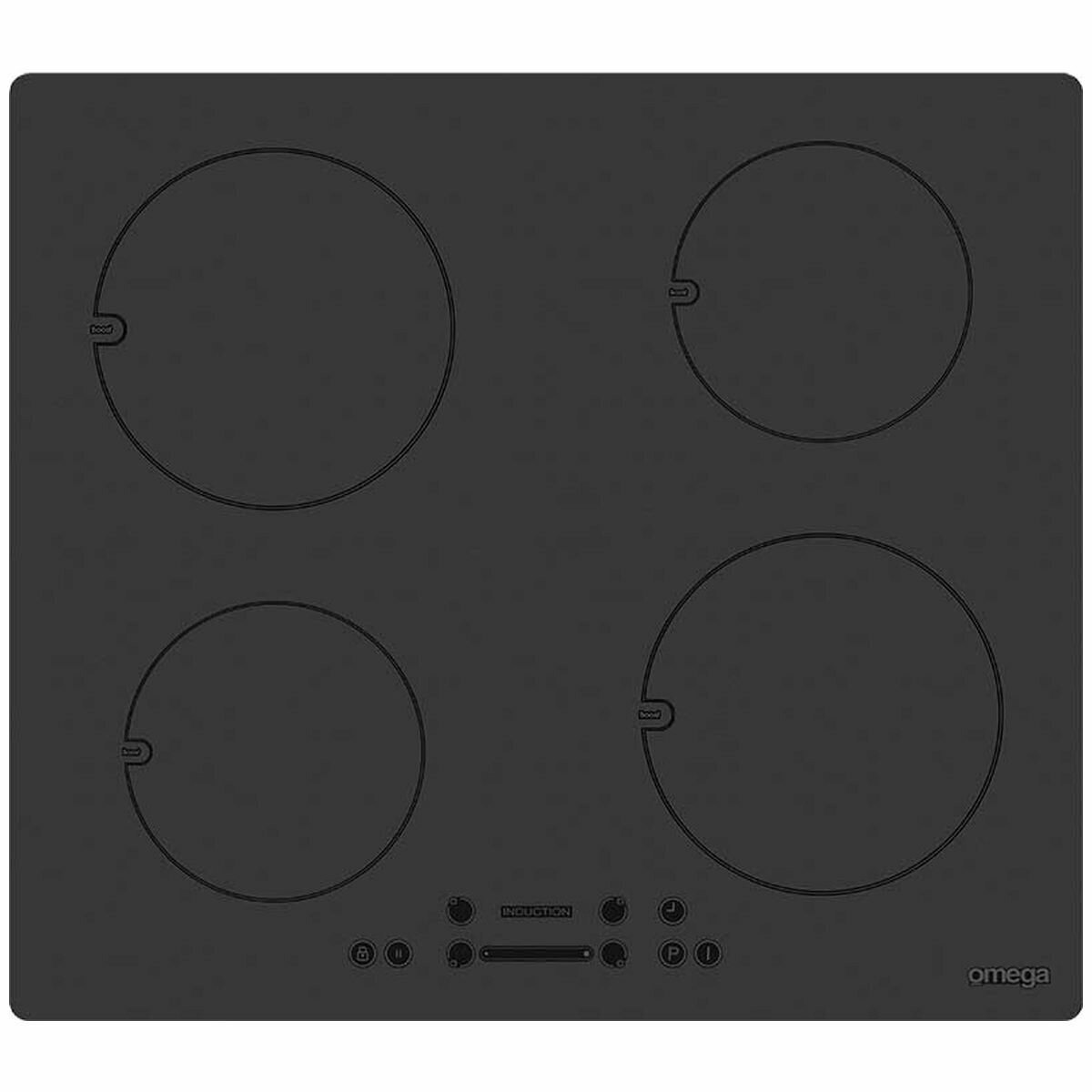 Omega 60cm 4 Zone Induction Electric Cooktop