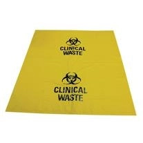 Livingstone Yellow Biohazard Waste Bag LDPE 27L 30 Microns 60 x 50cm 500 Carton