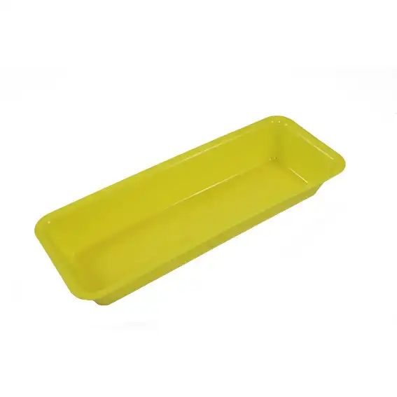 Livingstone Flat Injection Tray, 200mL Capacity, Grad 50mL to 200mL 200 x 70 x 30mm, Non-Sterile, Recyclable Polypropylene, Yellow, Ea