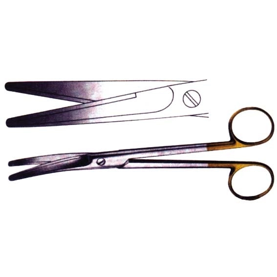 Livingstone Mayo Scissors 17.5cm Stainless Steel with Tungsten Carbide Jaws Straight