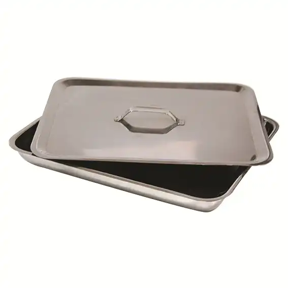 Livingstone Instrument Tray 356 x 254 x 51 mm with Cover Grade 202