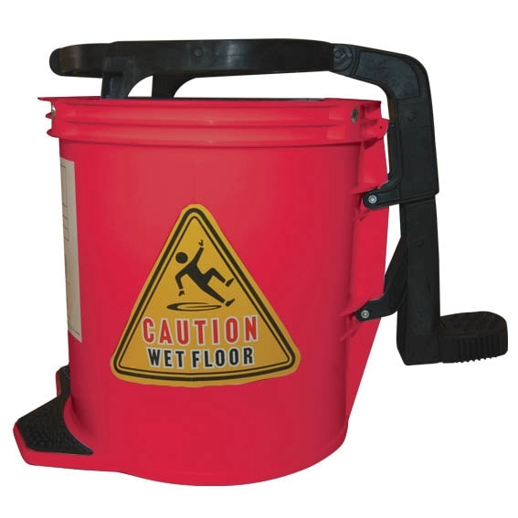 Livingstone Mop Wringer Bucket Wide Mouth 16L Red