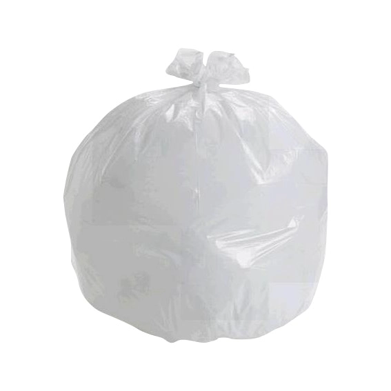 Livingstone Garbage Bag Bin Liner, Recyclable, 120 Litres, 90 x 133cm, 27 Microns, Heavy Duty, Natural, 250/Carton x5