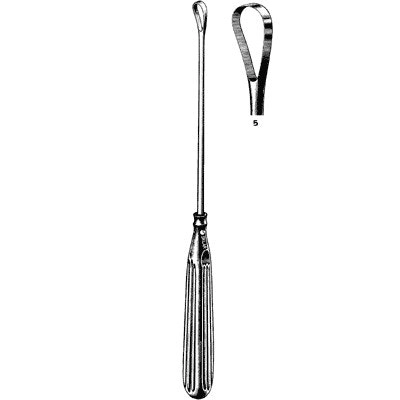 Uterine Curette Sims 28cm No. 5 Sharp