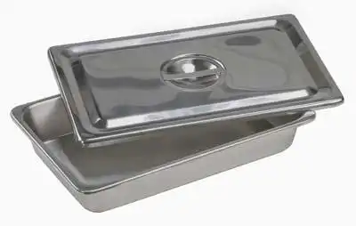 Livingstone Instrument Tray 305 x 203 x 51 mm with Cover 0.5mm Thickness Grade 202