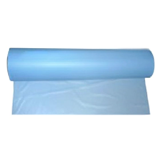 Livingstone Heavy Duty Mackintosh PVC Draw Sheet or Bed Sheet, 94cm x 50 Metres x 0.165mm, Waterproof, Blue, Each Roll x3