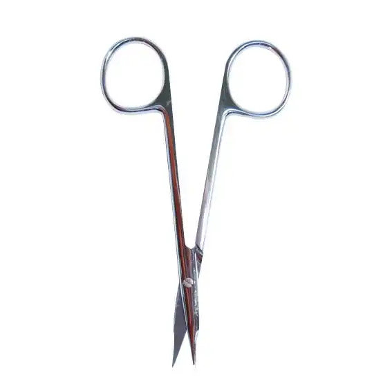 Adler Enteral Scissors, Fine Curved. 11cm, Each