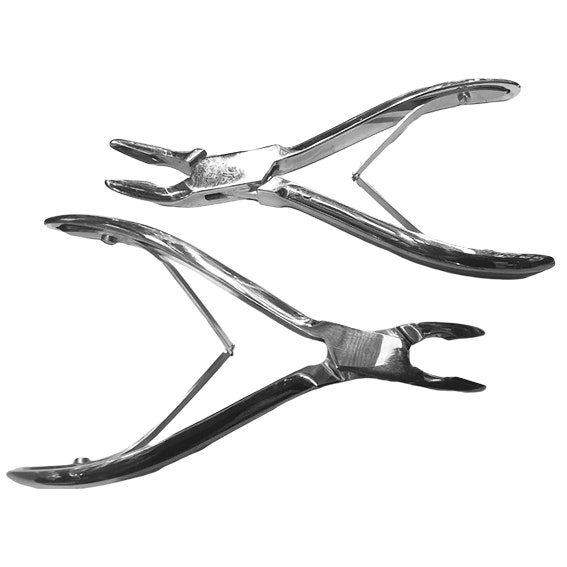 Adler Rongeur Bone Forceps, 15cm, Luer, Stainless Steel, Each