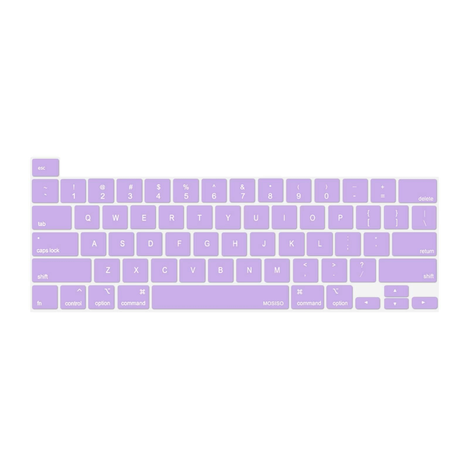 Keyboard Cover Skin For MacBook Pro 13 Pro 16 A2338 A2289 A2251 A2141 M1 M2 2020 to 2023 purple