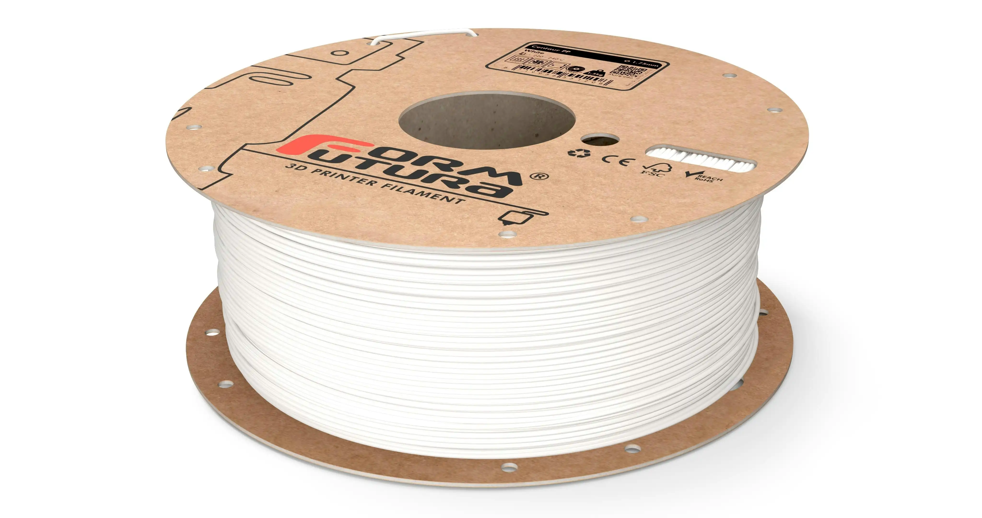 PP Filament Centaur PP 1.75mm 1500 gram White 3D Printer Filament