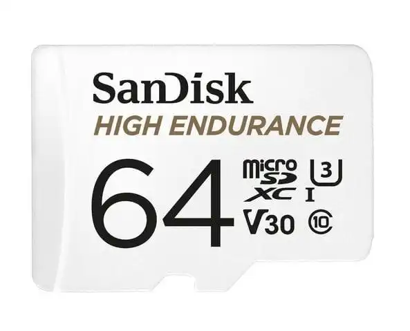 SANDISK 64GB High Endurance micro SDXC V30 u3 C10 UHS-1 100MB/s R 40MB/s W SD Adaptor Android Smartphone Action Camera Drones