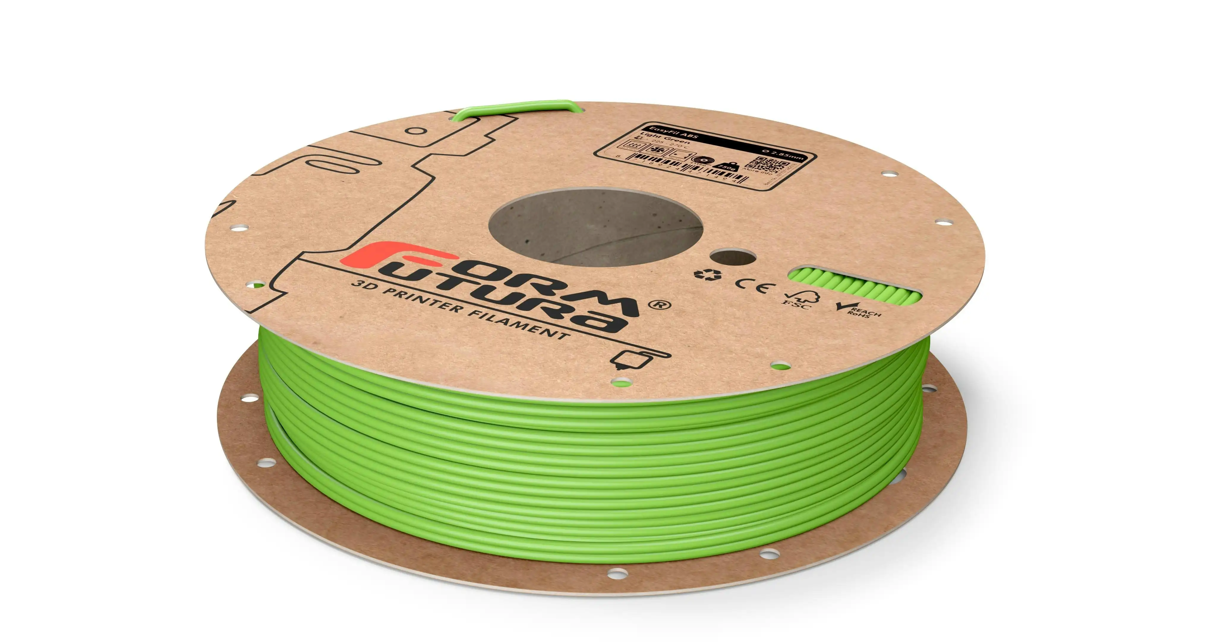 ABS Filament EasyFil ABS 2.85mm Light Green 750 gram 3D Printer Filament