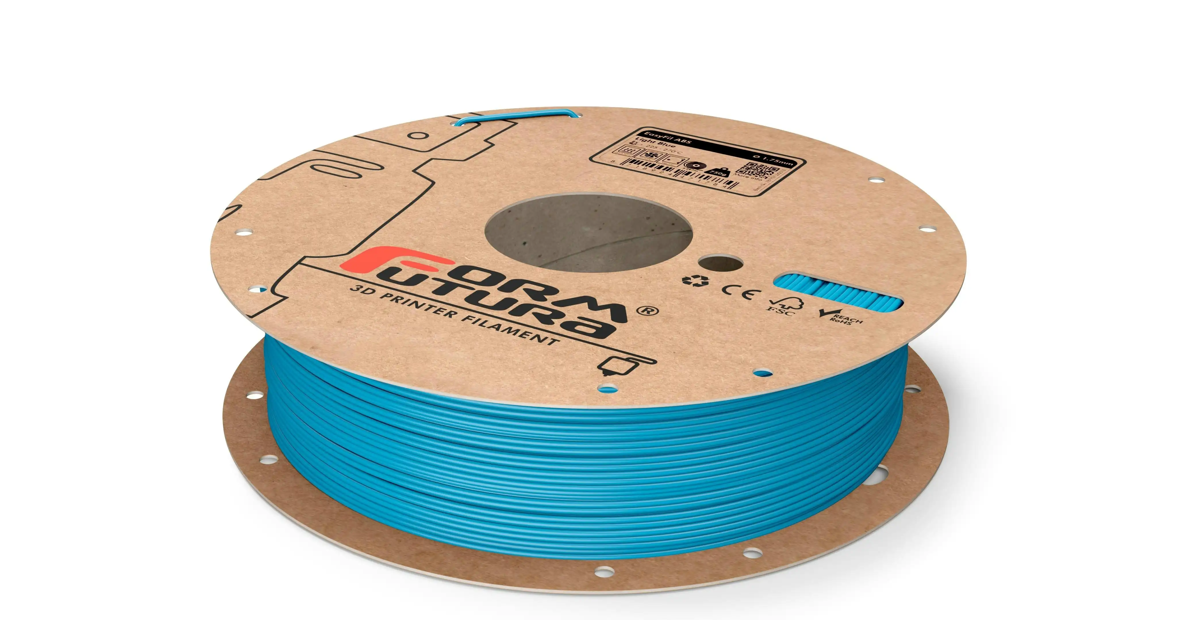 ABS Filament EasyFil ABS 1.75mm Light Blue 750 gram 3D Printer Filament