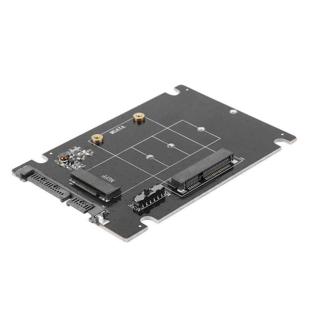 Simplecom SA207 mSATA + M.2 (NGFF) to SATA 2 In 1 Combo Adapter