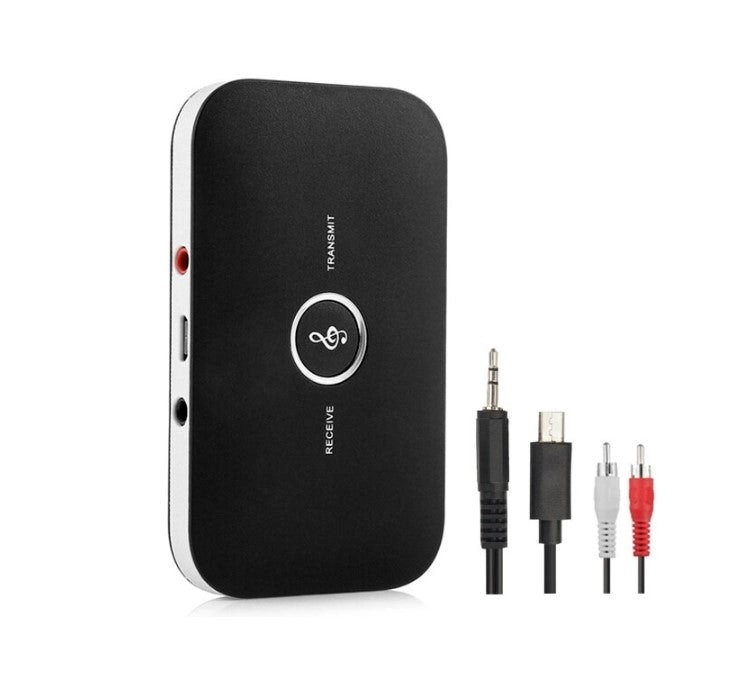 2 in 1 Wireless Bluetooth 5.0 Audio Transmitter Receiver 3.5mm Adapter For TV PC