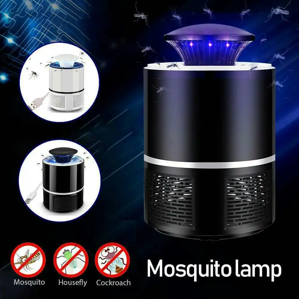 USB Mosquito Insect Killer Electric Lamp LED Light Fly Bug Zapper Trap Catcher